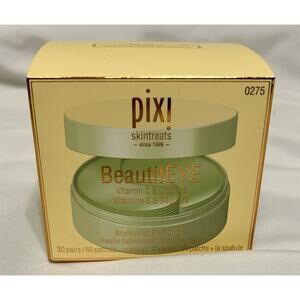 Pixi BeautifEYE Brightening Eye Patches with Vitamin C - 60ct | 0275 BRAND NEW